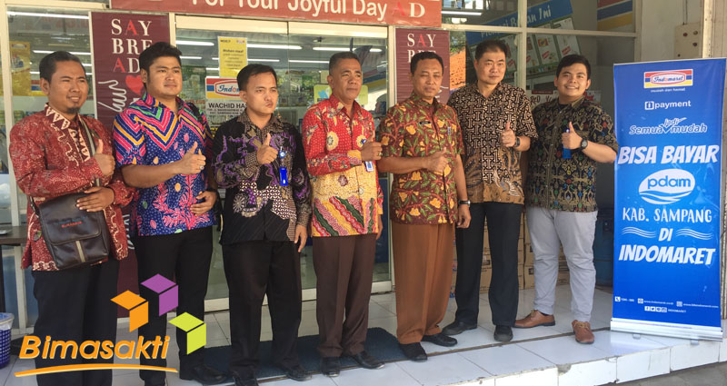 Kerjasama Strategis Bimasakti, PDAM Sampang dan Indomaret