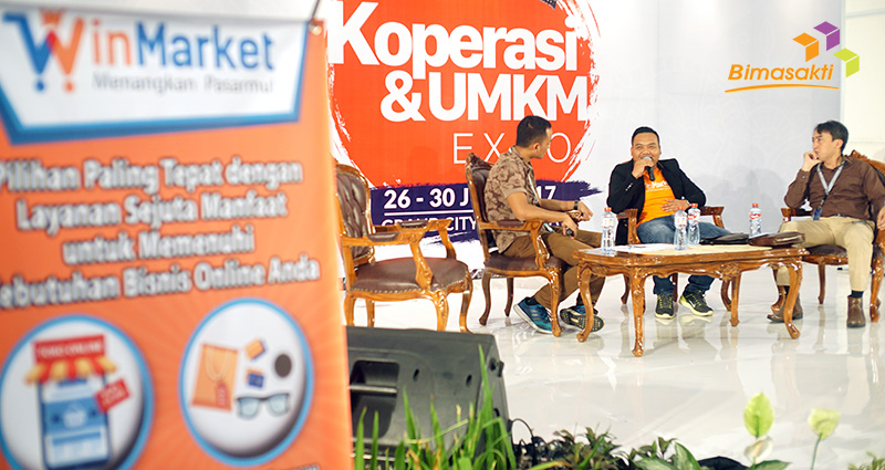 Sinergi Bimasakti dan BRI, WinMarket dukung Koperasi & UMKM Expo 2017