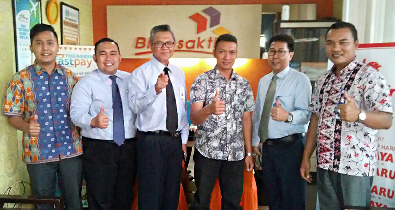 Sinergi Fintech, Bank Mandiri Kunjungi Bimasakti