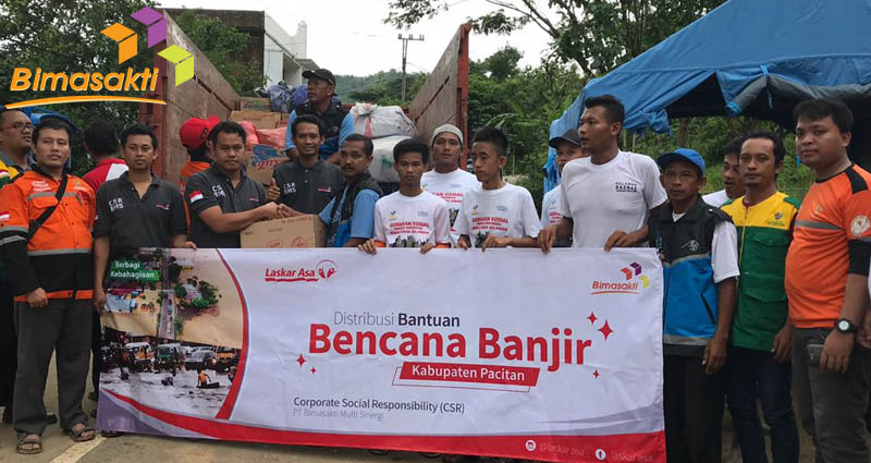 CSR Bimasakti Sambangi Korban Bencana Pacitan