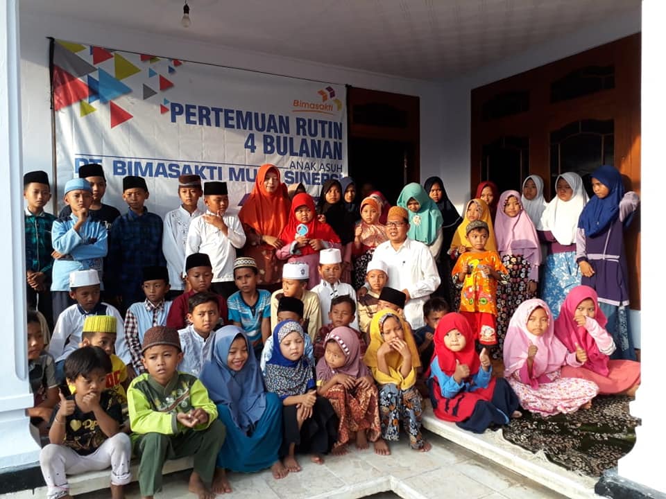 Relawan Laskar Asa Mengundang Anak Asuh PT Bimasakti Multi Sinergi