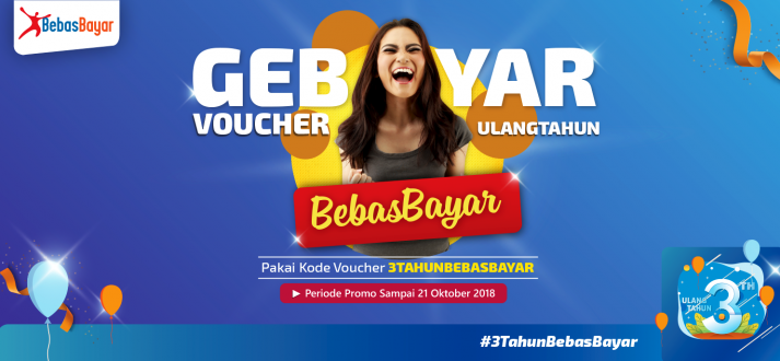 Gebyar Voucher Ulang Tahun BebasBayar