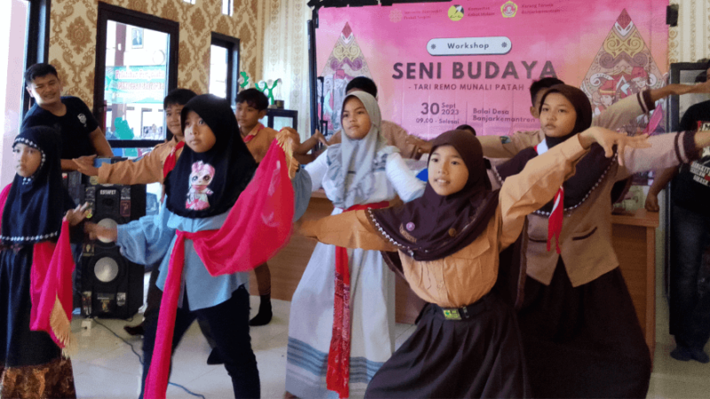 YBPN Bersama Komunitas dan Kartar Desa Banjarkemantren Gelar Workshop Tari Remo Munali Patah