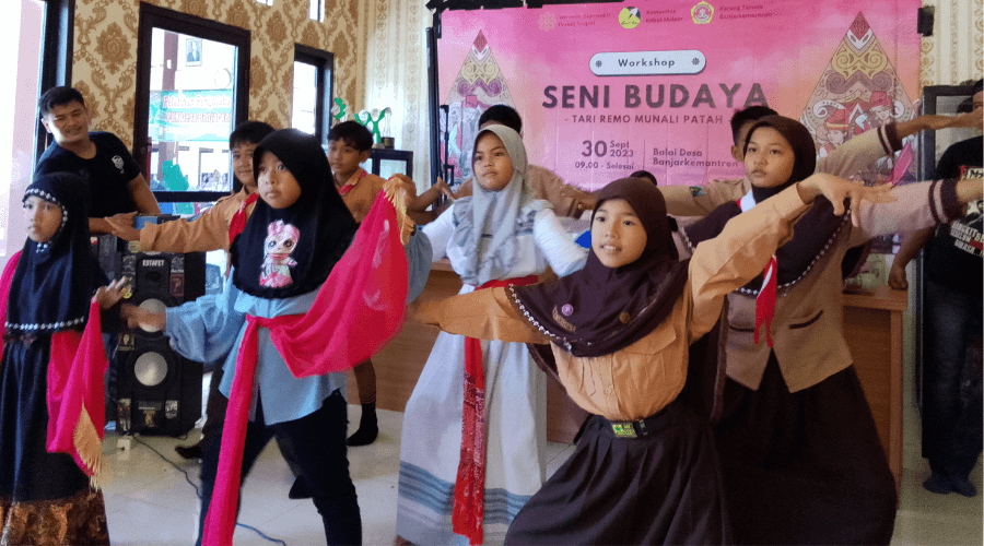 YBPN Bersama Komunitas dan Kartar Desa Banjarkemantren Gelar Workshop Tari Remo Munali Patah